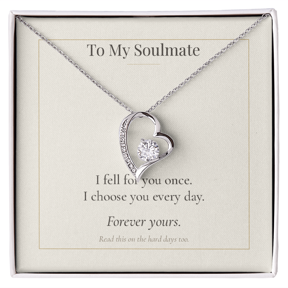 The Necklace She'll Keep Because of What the Card Says